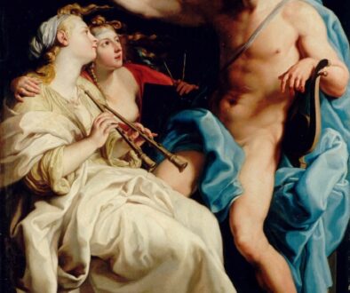 Apollo and two Muses
