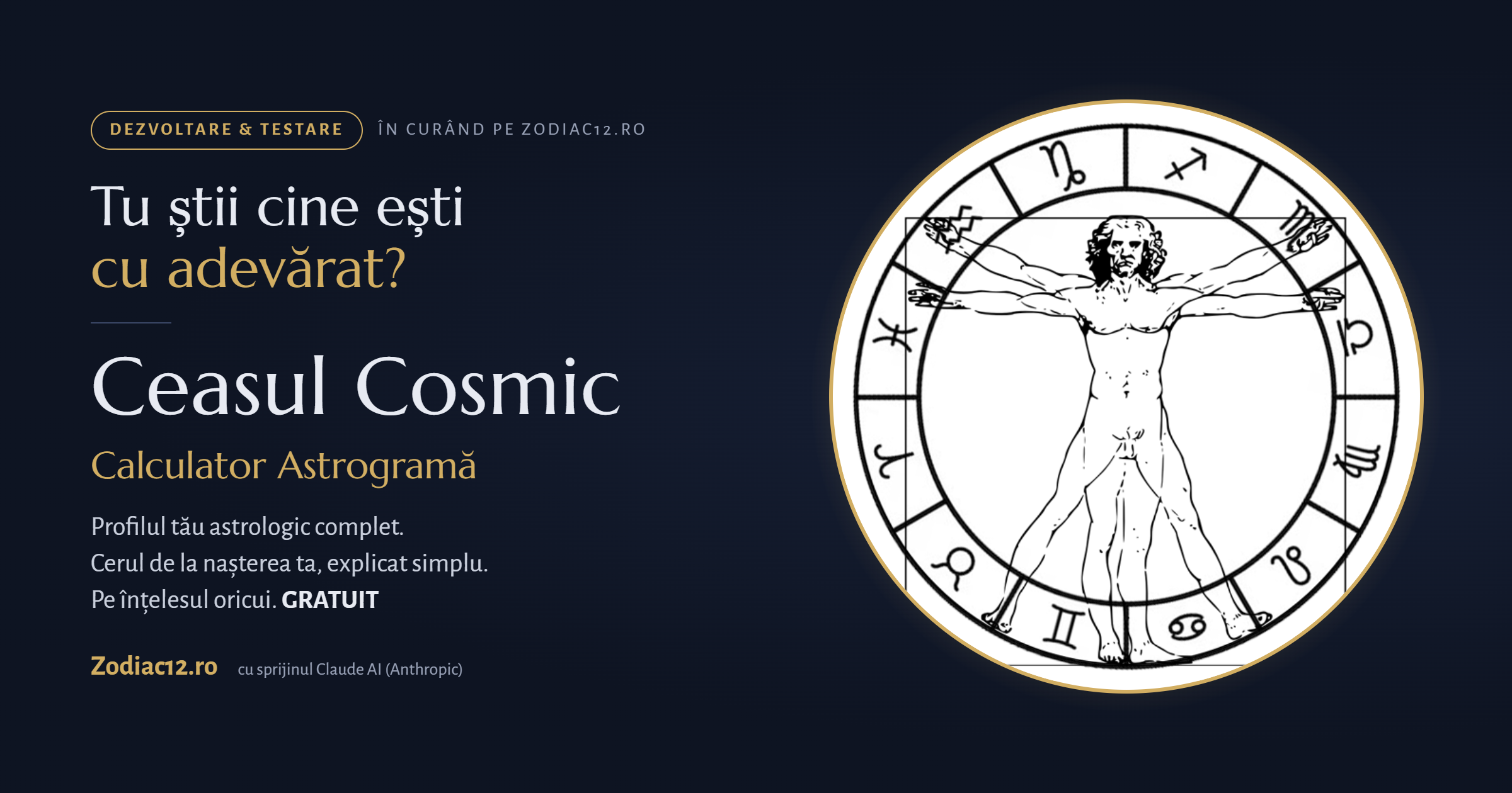 Calculator Ceasul Cosmic – Dezvoltare & Testare - Oct 2026